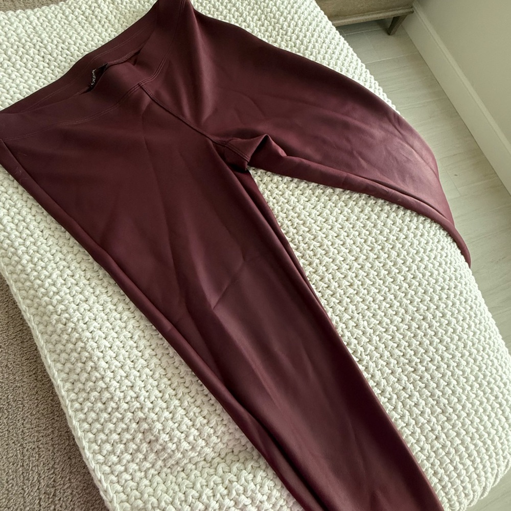 Express Maroon Leggings